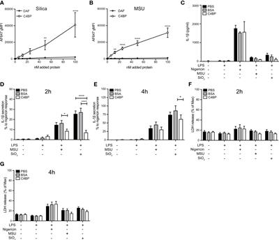 C4b-binding protein inhibits particulate- and crystalline-induced NLRP3 inflammasome activation